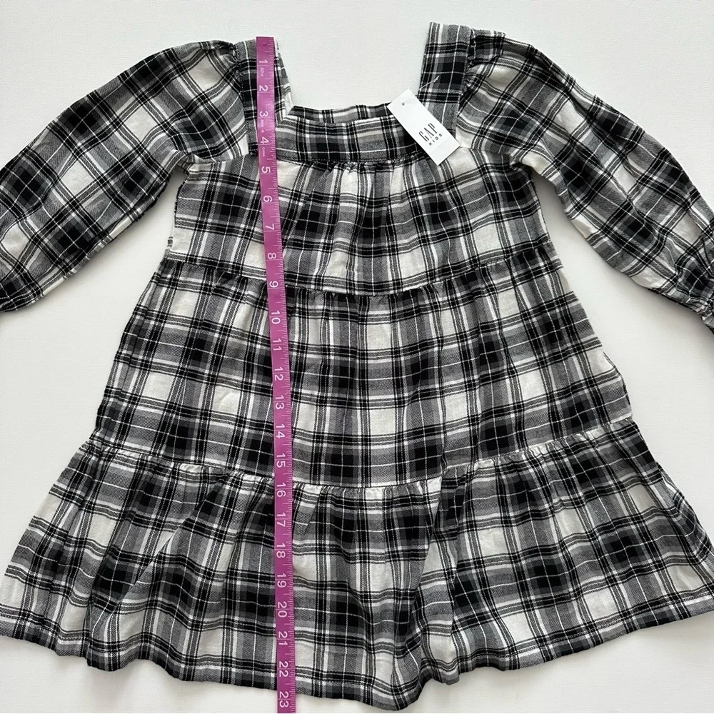 Gap Kids Long Sleeve Plaid Dress Size XS (4/5) Little Girls